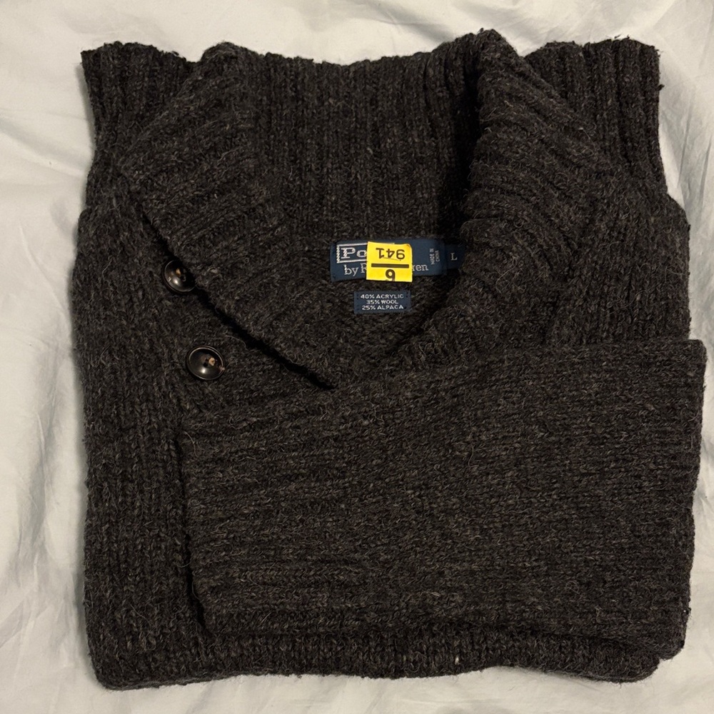 Polo RL Shawl Sweater
